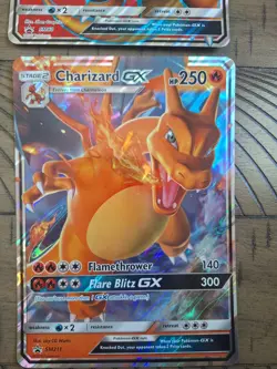Pokemon Charizard GX & EX JUMBO Card lot of 4 - 11/106 SM60 SM211 SM195 - Image 4