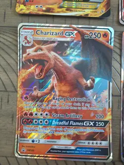Pokemon Charizard GX & EX JUMBO Card lot of 4 - 11/106 SM60 SM211 SM195 - Image 5