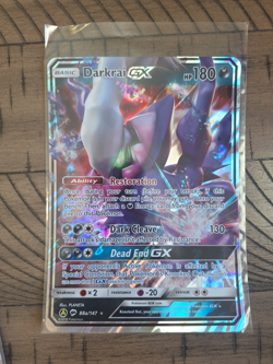 Pokemon 3x Shiny Darkrai GX 88a/147 JUMBO CARDS - SM Shining Legends - Mint - Image 3