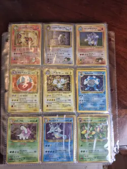 221 Pokemon CARD WOTC Vintage Binder 15 Holo/19 rare/14x 1st Edition/movie Promo - Image 3