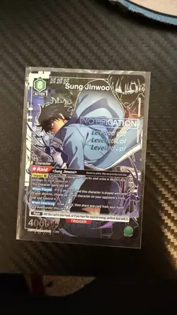 Bandai Union Arena Sung Jinwoo Action Card SR Holo 049 HP 4000+ Cost 6 - Image 3