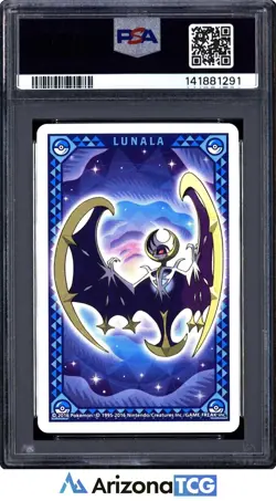 Pokemon 2016 Tapu Bulu 10 Of Clubs Moon Playing Cards Japanese GEM MINT PSA 10 - Image 2