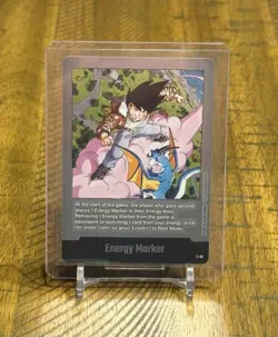 Energy Marker E-80 (Silver) Goku Manga Booster 02 Dragon Ball Card English - Image 1