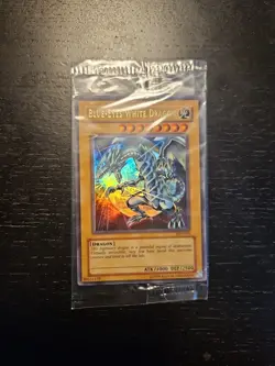 Yu-Gi-Oh Blue-Eyes White Dragon Sealed NM New Card JMP-001 Ultra Rare Holo Promo - Image 1