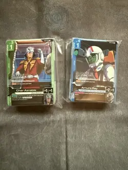 Gundam Card Game TCG Demo Sample Decks English Sealed FREE US Shipping 2 Total - Image 1