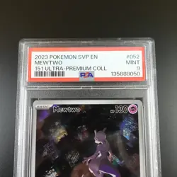 PSA 9 Mewtwo SVP 052 Pokemon Promo 151 Ultra Premium Collection Graded Card - Image 2