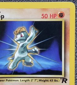 1st Edition Machop - Team Rocket - #59/82 - Vintage Pokemon Card 2000 WOTC - Image 3