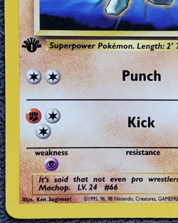 1st Edition Machop - Team Rocket - #59/82 - Vintage Pokemon Card 2000 WOTC - Image 5