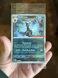 Umbreon GameStop Exclusive Reverse Holo Card 130/197 Sealed - Image 1