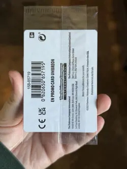 Umbreon GameStop Exclusive Reverse Holo Card 130/197 Sealed - Image 2