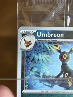 Umbreon GameStop Exclusive Reverse Holo Card 130/197 Sealed - Image 3