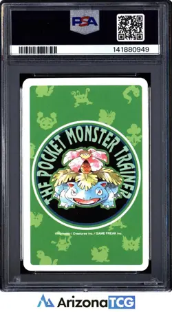 Pokemon 1996 Magnemite 081 5 Of Diamonds Green Playing Card Japanese PSA 9 - Image 2