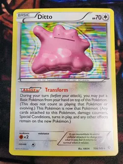 Ditto 108/149 Boundaries Crossed - Holo - Rare LP Pokemon Card - Image 1