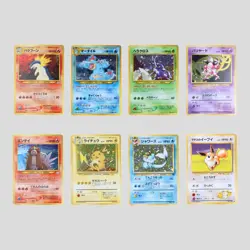 Japanese pokemon card old back vintage Typhlosion Feraligatr Entei(A- rank) - Image 2