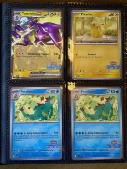 Collection Pokemon Binder Lot 160 Cards Full Arts IR AR Promos Stamps + More - Image 5