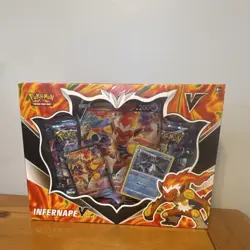 Pokemon Trading Card Game Infernape V Box Empoleon Promo Booster Box English - Image 1