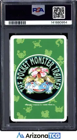 Pokemon 1996 Tauros 128 10 Of Diamonds Green Playing Cards Japanese PSA 10 - Image 2
