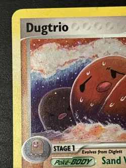 2006 Pokemon EX Crystal Guardians Dugtrio Holo Rare #5 Pokemon Card Lp(-) - Image 2