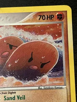 2006 Pokemon EX Crystal Guardians Dugtrio Holo Rare #5 Pokemon Card Lp(-) - Image 3