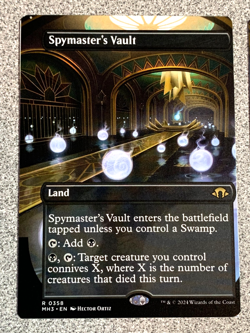 Major Miscut ERROR extended art POLLUTED DELTA w connecting card! mtg fetchland - Image 3