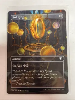 Sol Ring (Borderless) Commander Masters #793 Uncommon - Image 1