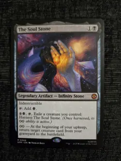 The Soul Stone Marvel's Spider-Man Legendary Artifact Mythic Black Regular #66 - Image 1