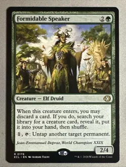 MTG / Formidable Speaker / ECL / #176 / Regular / Rare / NM - Image 1