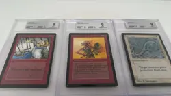 1993 Magic: The Gathering - Limited Edition Beta Quad 9 Lot - Graded - Image 2
