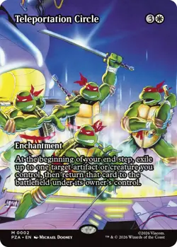 1 x Teleportation Circle - Foil - Borderless - Teenage Mutant Ninja Turtles: Ete - Image 1