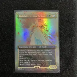 The Lord of the Rings Galadriel, Light of Valinor Foil MTG Legendary Creature - Image 1