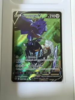 Corviknight V Silver Tempest TG18/TG30 Sword & Shield Ultra Rare Pokemon Card NM - Image 1