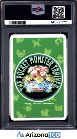 Pokemon 1996 Snorlax 143 4 Of Spades Green Playing Card Japanese PSA 8 - Image 2