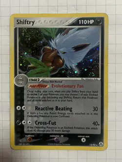 2006 Shiftry Reverse Holo Pokemon TCG Legend Maker Set 12/92 - Image 2