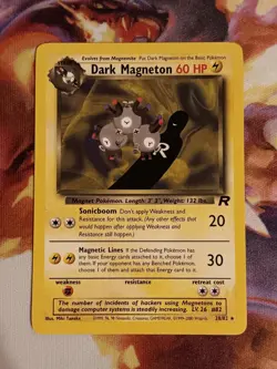 Dark Magneton 28/82 - Rare - Team Rocket - 2000 - Pokemon Card - Image 1