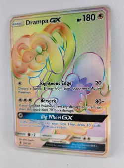 POKEMON TCG DRAMPA GX 160/145 SECRET RARE GUARDIANS RISING - NM - Image 3