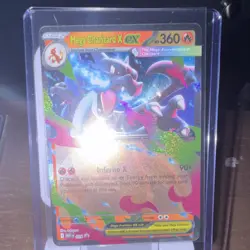 Pokemon Mega Charizard X EX 013/094 Phantasmal Flames Full Art Holo 360 HP - Image 1
