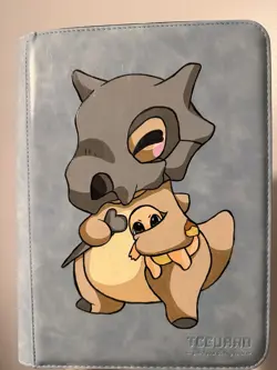 Pokemon Tcg Hand Painted Cubone Binder - Image 1