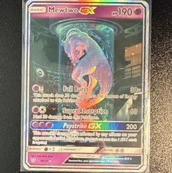 Mewtwo GX 78/73 Shining Legends Secret Rare Full Art Holo HP 190 English - Image 1