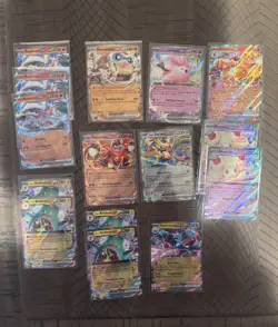 Pokemon TCG Journey Together EX Holo Card Lot Reshiram, Clefairy, Blaziken etc. - Image 1