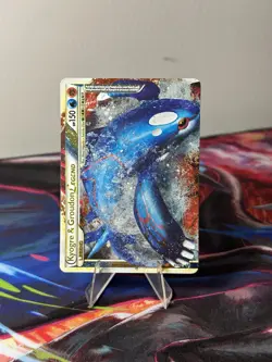 Pokemon TCG Kyogre & Groudon Legend (Top) HGSS Undaunted 87/90 Holo Rare - Image 1