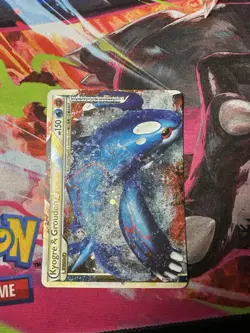 Pokemon TCG Kyogre & Groudon Legend (Top) HGSS Undaunted 87/90 Holo Rare - Image 3