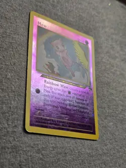 Mew 1/18 Pokemon Southern Islands Reverse Holo Rare 2x SWIRLS - Image 5