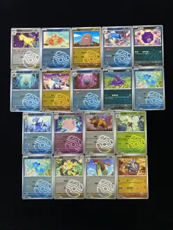 2025 Pokemon TCG S-CHN Monster Ball 151C 128/151 015/151 Meowth Holo Lot*18 JA75 - Image 1