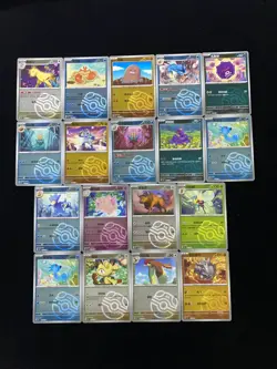 2025 Pokemon TCG S-CHN Monster Ball 151C 128/151 015/151 Meowth Holo Lot*18 JA75 - Image 2