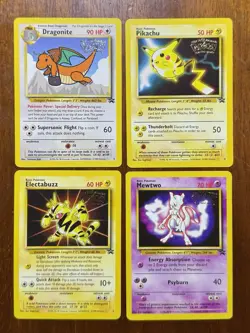 Pokemon Black Star Movie Promo - Dragonite, Pikachu, Electabuzz, and Mewtwo - Image 1