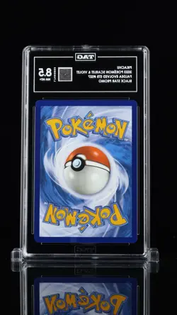 2023 POKEMON SVP EN-SV BLACK STAR PROMO #027 PIKACHU TAG 8.5 - Image 2