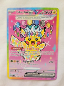 Pikachu Ex Pokemon Special Illustration Rare (SIR) Holo (277) NM! Fresh Pull - Image 4