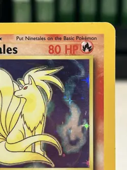 Pokemon TCG Ninetales 12/102 Base Set Unlimited Holo Rare Vintage 1999 WOTC - Image 3
