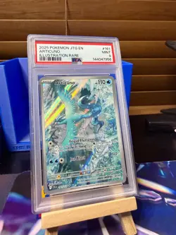 2025 Pokemon JTG EN Articuno Illustration Rare #161 PSA 9 MINT - Image 1