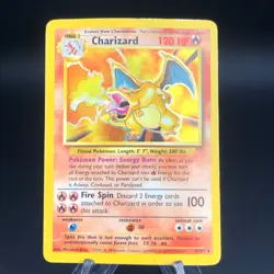 Pokemon Charizard 4/102 - 1999 Base Set Holo Rare - MP Vintage WotC - Image 1